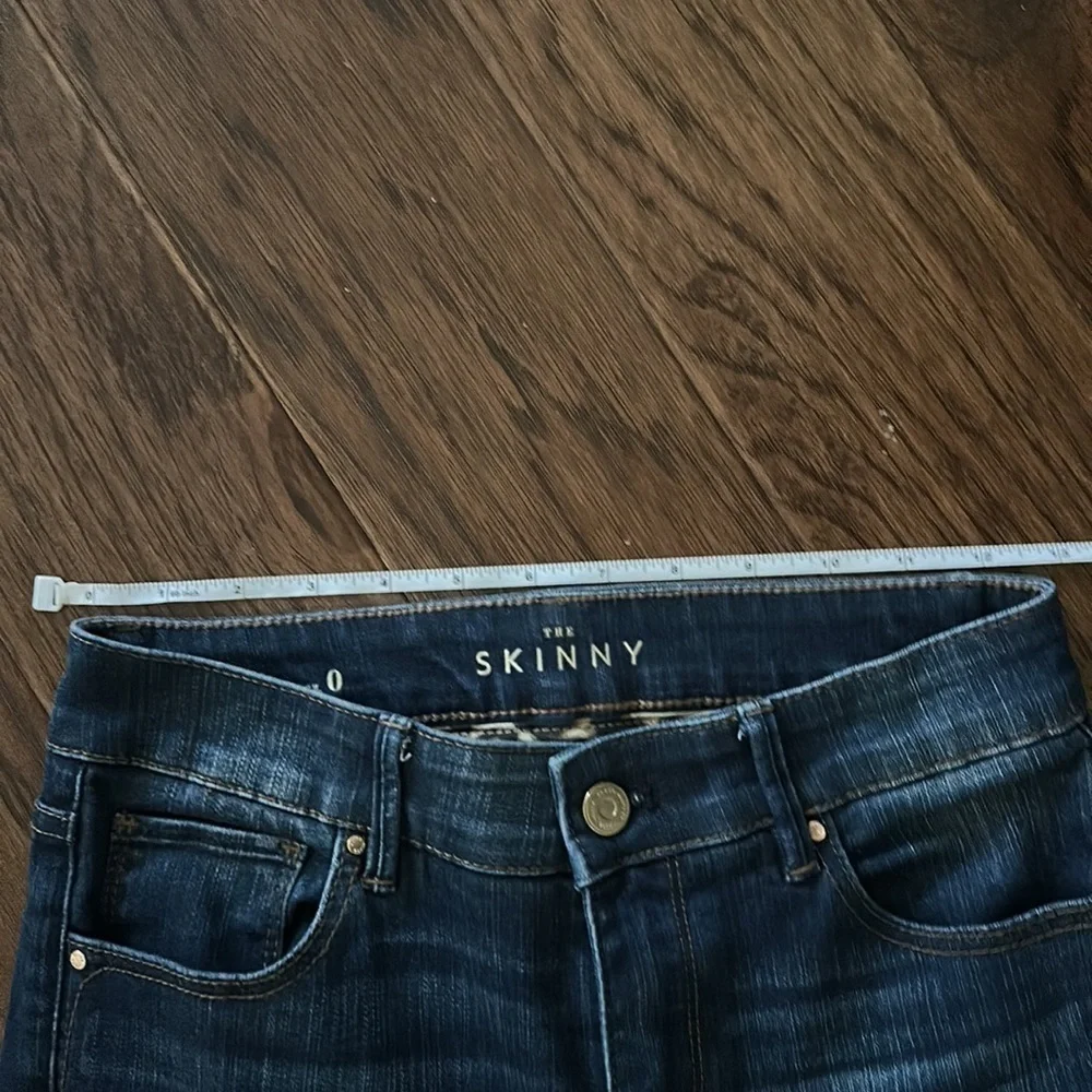 White House Black Market Dark Skinny Jeans High Rise